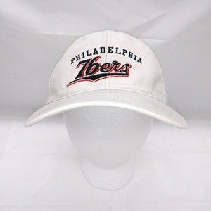 Philadelphia 76ers Hat Cap Basketball Beige First Union Adjustable One Size